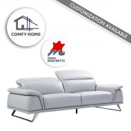 Polaris 3-seats Leather Sofa
