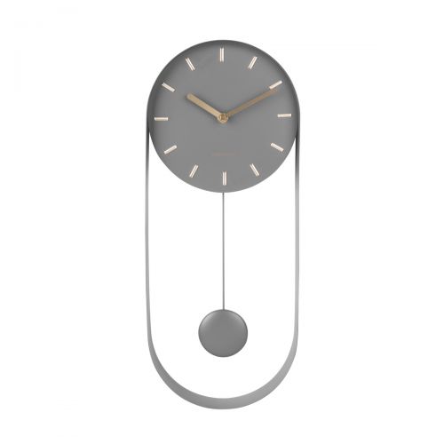 Karlsson Pendulum Charm Steel Gray