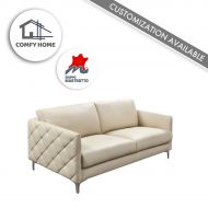 Venus 3-Seats Leather Sofa