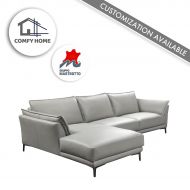 Pluto L-shape Leather Sofa
