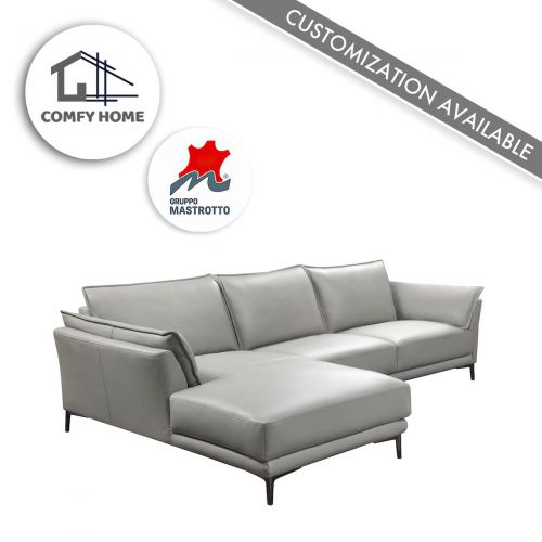 Pluto L-shape Leather Sofa