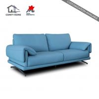 Nordic 3 Seats Leather Sofa